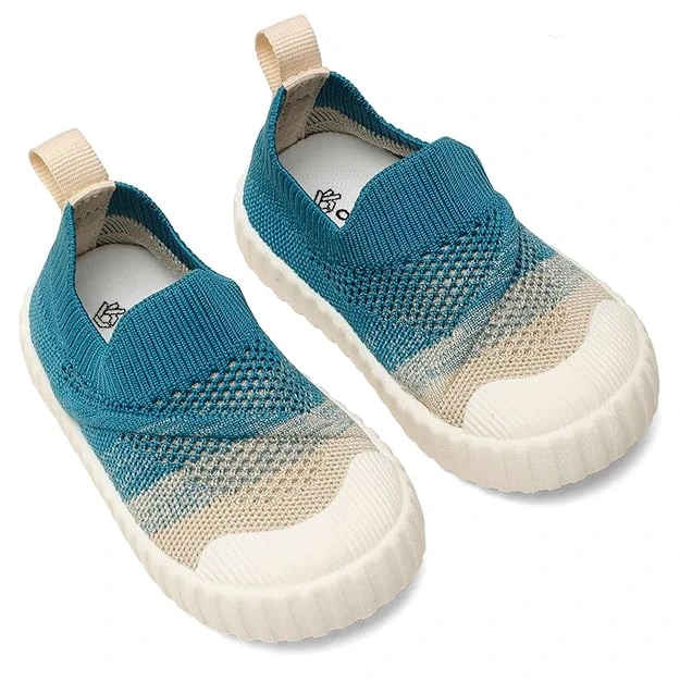 ONYC Shady Toddlers's First Step Breathable Kids Shoes (Unisex) (Blue, 16C)